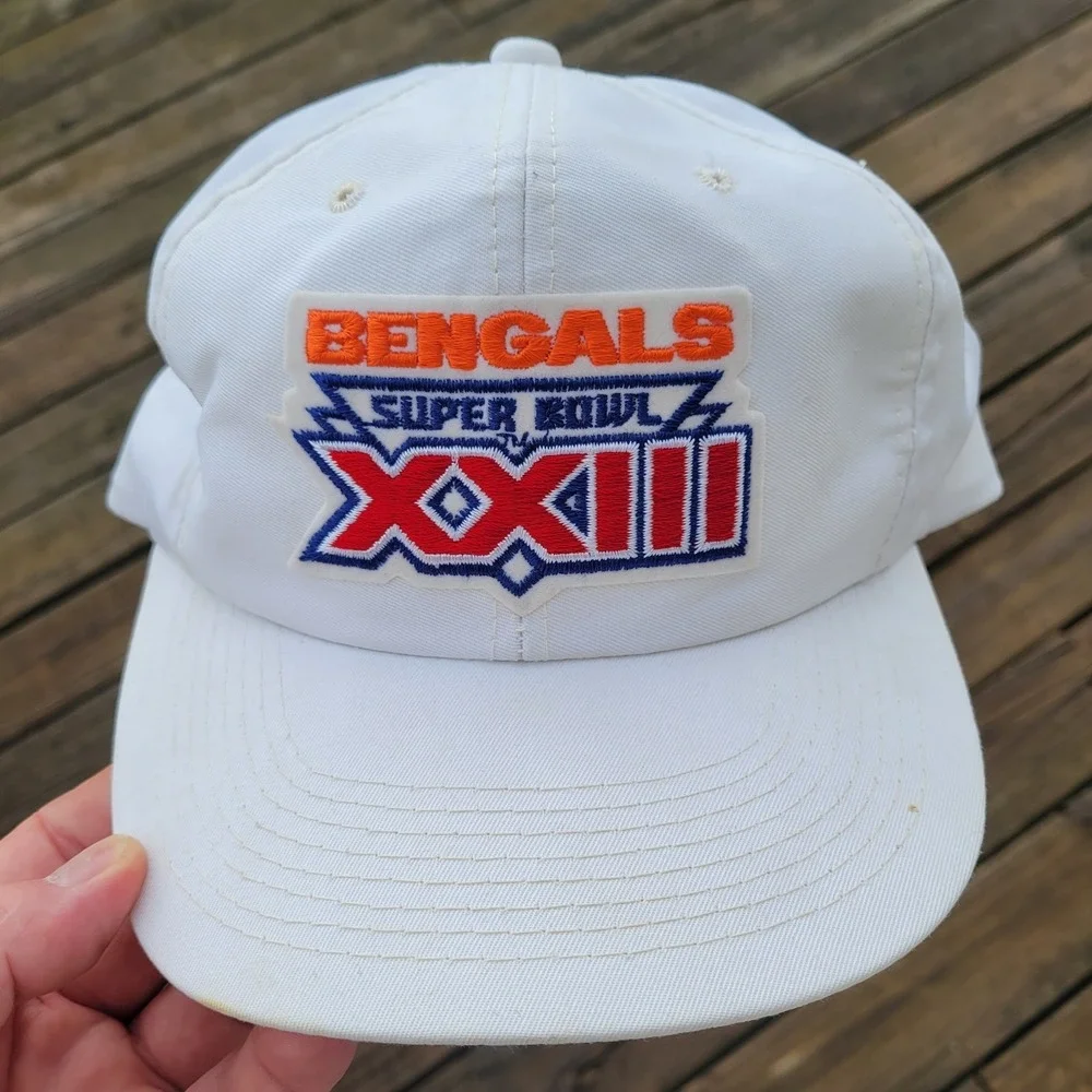 Vintage Cincinnati Bengals Sports Specialties Super Bowl 23 The Twill Hat 80's